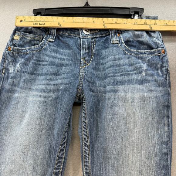 Big Star Jeans Women's 28R (6) Blue Straight Leg Low Rise Normcore Preppy - Picture 12 of 16